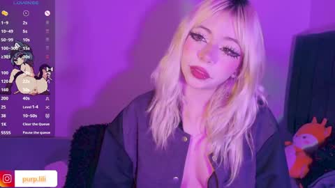 Snapshot of purplelilith3 chatting on May 2026 06:07:01 AM Purple Lilith online show from May 2026 06:07:01 AM