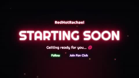 Snapshot of red_hot_rachael chatting on June 2026 03:00:01 PM Red Hot Rachael online show from June 2026 03:00:01 PM