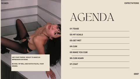 Rosie Bones online show from February 2026 07:10:01 PM