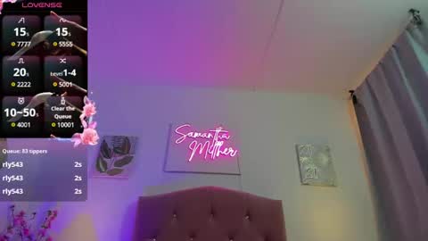 Snapshot of samanthamillher1 chatting on March 2025 03:18:02 PM Samy  online show from March 2025 03:18:02 PM