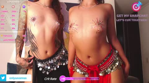 Snapshot of savanna_wallace chatting on December 2024 01:32:02 AM Savannaredhair 33 Angelebony33 online show from December 2024 01:32:02 AM