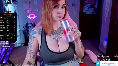 Scarlett online show from July 2026 11:00:01 PM