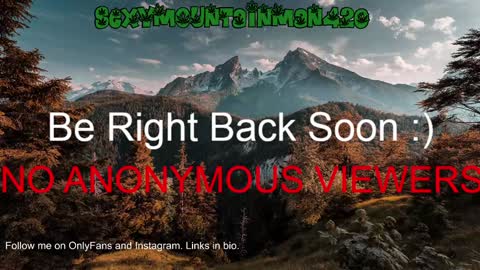 Sexymountainman420 online show from December 2024 08:50:01 AM