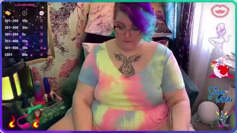 Snapshot of sirenwilde chatting on February 2026 07:23:02 PM Siren Wilde online show from February 2026 07:23:02 PM