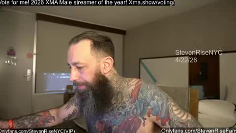 StevenRiseNYC online show from April 2026 01:01:01 PM