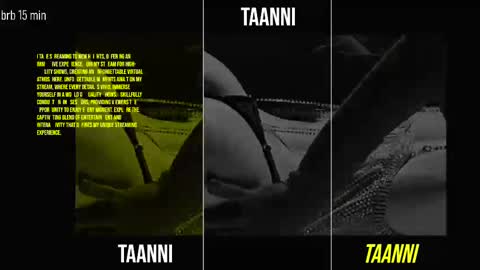 TAANNI online show from February 2025 05:11:02 AM