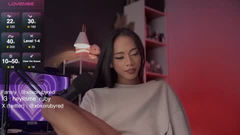 Snapshot of temptressxruby chatting on January 2025 02:35:01 PM TemptressxRuby online show from January 2025 02:35:01 PM