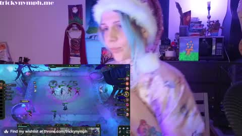 Snapshot of tricky_nymph chatting on December 2024 08:15:02 AM Cassie online show from December 2024 08:15:02 AM