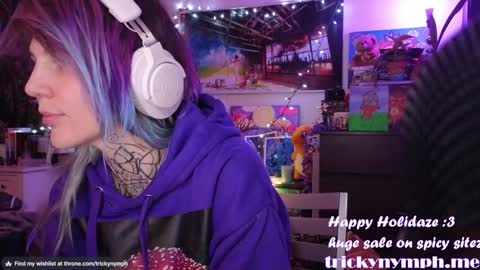 Snapshot of tricky_nymph chatting on December 2024 03:15:01 AM Cassie online show from December 2024 03:15:01 AM