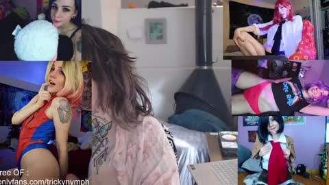 Snapshot of tricky_nymph chatting on September 2025 07:25:02 PM Cassie online show from September 2025 07:25:02 PM