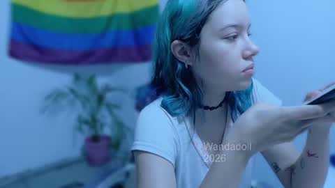 Snapshot of wandadoll chatting on June 2026 12:08:01 PM Wanda online show from June 2026 12:08:01 PM