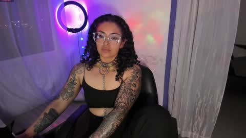 Snapshot of witchofhearts chatting on January 2025 12:18:01 AM Luna Violeta A r t i s t online show from January 2025 12:18:01 AM