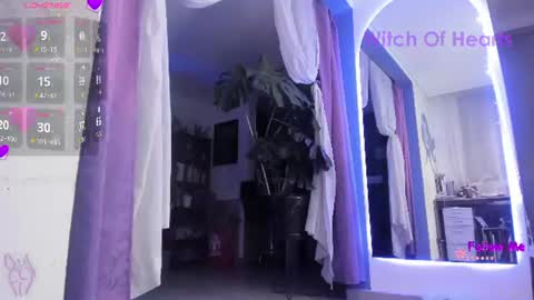Snapshot of witchofhearts chatting on June 2026 12:52:02 AM Luna Violeta A r t i s t online show from June 2026 12:52:02 AM