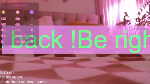 Snapshot of xo_sadie chatting on April 2026 07:08:01 AM Xo Sadie online show from April 2026 07:08:01 AM