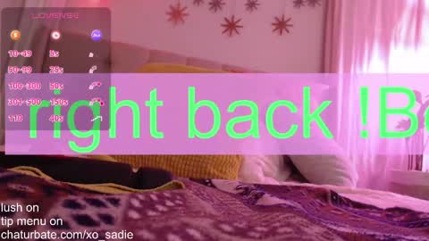 Snapshot of xo_sadie chatting on April 2026 06:27:01 AM Xo Sadie online show from April 2026 06:27:01 AM
