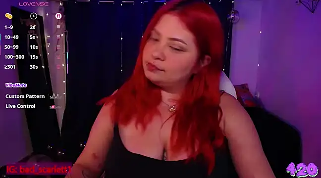 Snapshot of bad_scarlett1 chatting on March 2025 11:43:01 PM bad scarlett1 online show from March 2025 11:43:01 PM