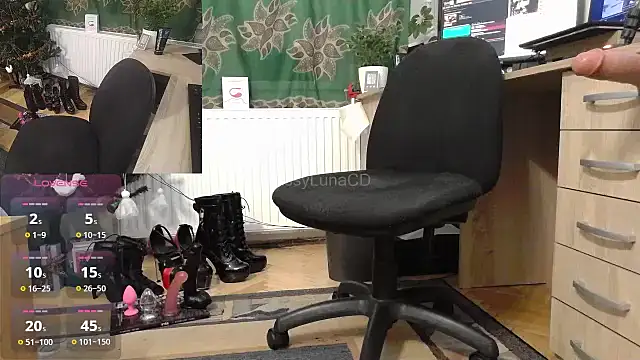 Snapshot of SissyLunaCD chatting on January 2025 07:56:02 PM SissyLunaCD online show from January 2025 07:56:02 PM