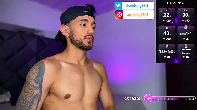 AxelKing1326 online show from February 2025 09:31:01 PM