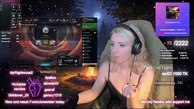 Lisaonthemoon online show from December 2024 08:34:02 AM