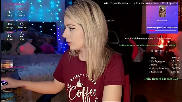 Lisaonthemoon online show from June 2026 03:03:02 PM