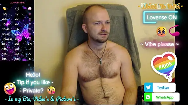 RealManHaveHairy online show from October 2025 04:15:02 PM