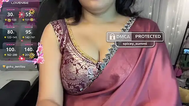 Snapshot of Spice-Summi chatting on June 2026 07:05:01 PM Spice-Summi online show from June 2026 07:05:01 PM