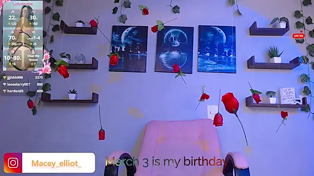 macey elliot  online show from February 2025 09:48:01 PM