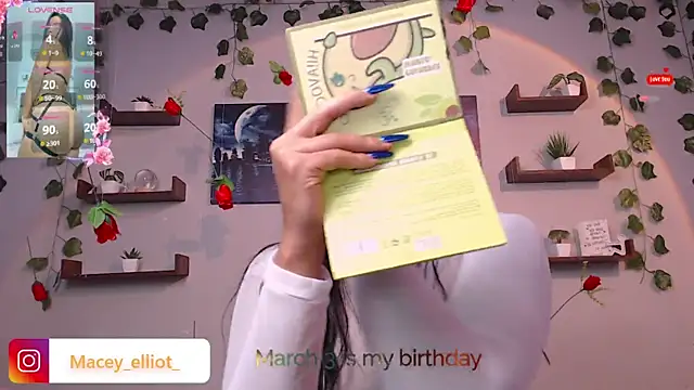 macey elliot  online show from March 2025 05:05:01 PM