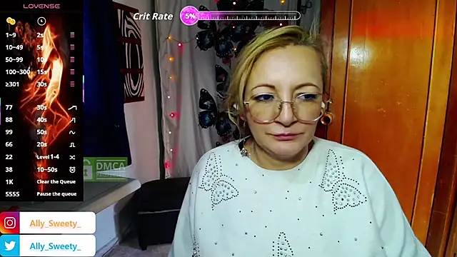 Ally Sweety online show from October 2025 08:38:02 PM