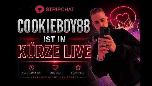 Cookieboy88 online show from June 2026 11:58:01 AM