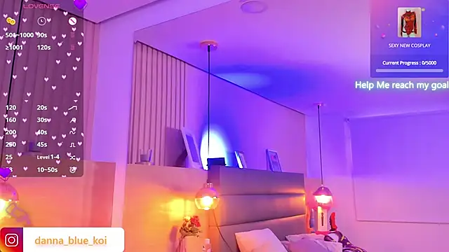 blue koi online show from January 2025 10:07:02 PM