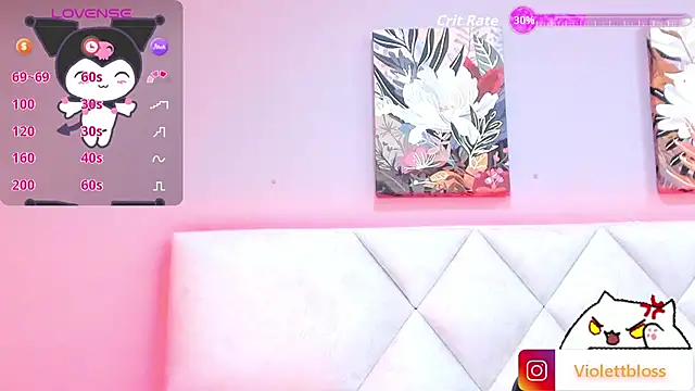 Violettbloss online show from September 2025 03:31:01 AM