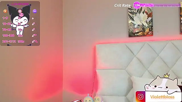 Violettbloss online show from October 2025 03:34:02 AM