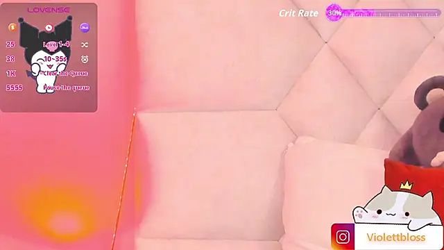 Violettbloss online show from October 2025 03:13:02 AM