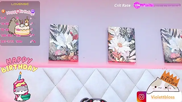 Violettbloss online show from October 2025 03:20:01 AM