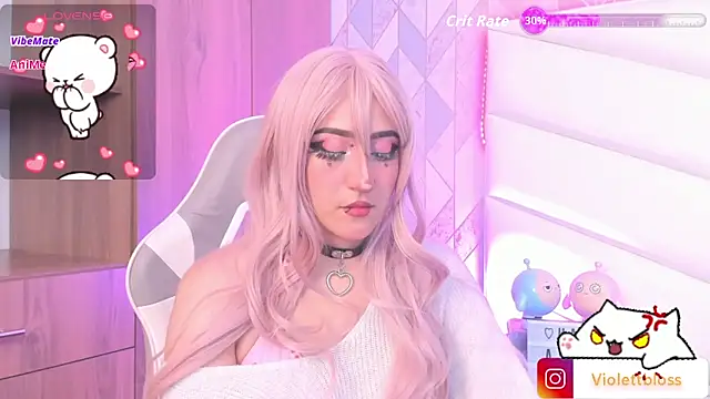 Violettbloss online show from March 2026 03:25:02 AM