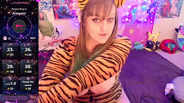 Snapshot of BabyZelda chatting on January 2025 09:32:02 PM BabyZelda online show from January 2025 09:32:02 PM