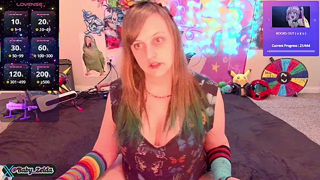 Snapshot of BabyZelda chatting on March 2025 12:44:02 PM BabyZelda online show from March 2025 12:44:02 PM