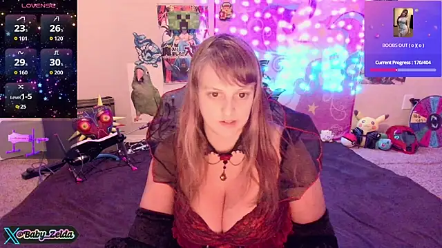 BabyZelda online show from December 2025 12:36:01 PM