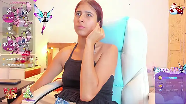 Dalila-1x online show from December 2024 10:55:01 PM