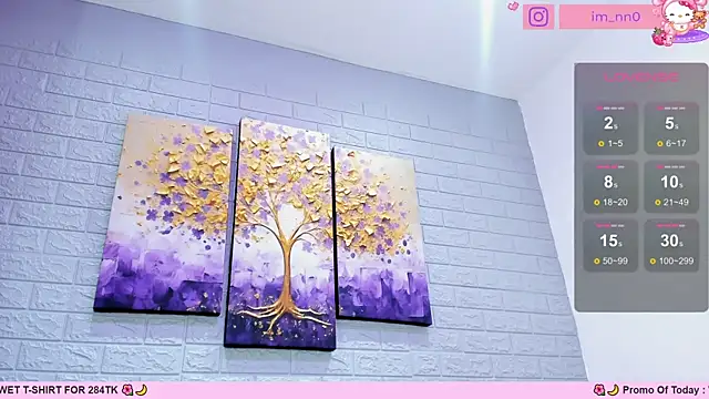  nina sweet online show from March 2025 03:56:01 PM