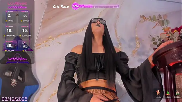 Naughty Lizeth online show from December 2025 08:29:01 PM