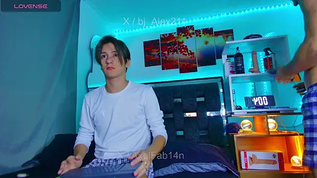 Snapshot of Alex_and_Fabian chatting on July 2026 03:48:01 AM Alex and Fabian online show from July 2026 03:48:01 AM
