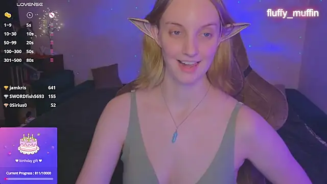 Snapshot of Fluffy_muffin_ chatting on January 2025 10:13:02 PM Fluffy muffin online show from January 2025 10:13:02 PM