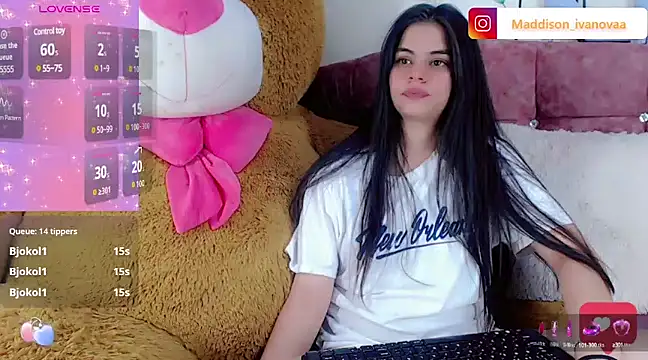 Madisson Ivanova online show from January 2025 11:00:01 AM