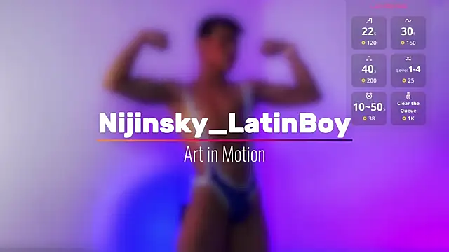 Snapshot of Nijinsky_LatinBoy chatting on June 2026 11:02:01 AM Nijinsky LatinBoy online show from June 2026 11:02:01 AM