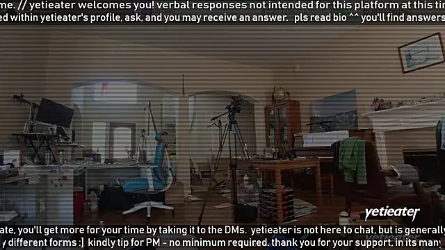 Snapshot of yetieater chatting on May 2026 06:13:01 PM yetieater online show from May 2026 06:13:01 PM