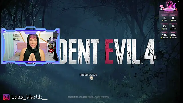 Luna blackk online show from April 2026 02:16:01 AM