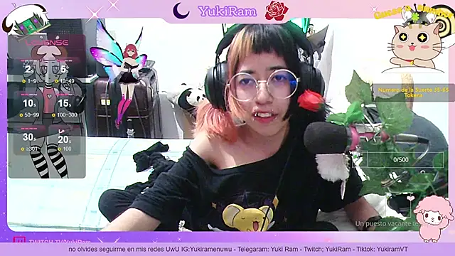 YukiRam online show from September 2025 02:22:01 AM