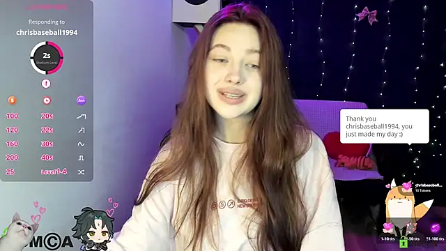 Snapshot of AmourLily chatting on July 2026 12:40:01 PM AmourLily online show from July 2026 12:40:01 PM